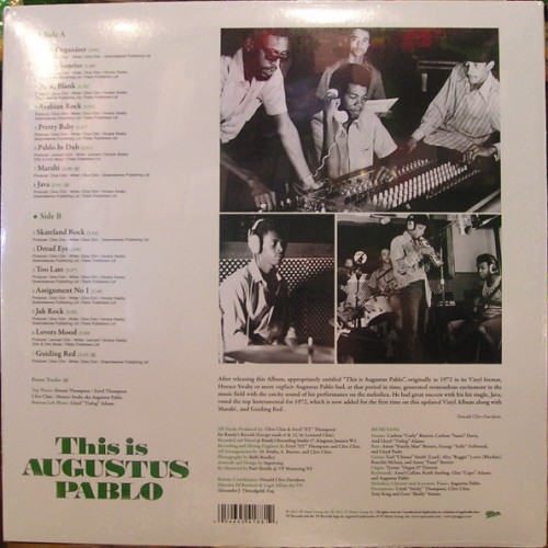 Augustus Pablo - This Is Augustus Pablo (LP, Album, RE, RM)